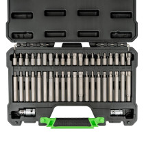 42-OS. 10MM(3/8") TORX, KUUSKANT, 12-TÄHIK OTSIKUTE KOMPLEKT (AVAGA) JBM*
