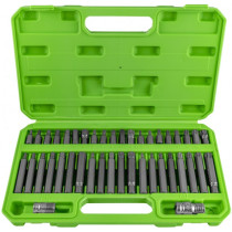 42-OS. 10MM(3/8") TORX, KUUSKANT, 12-TÄHIK OTSIKUTE KOMPLEKT (AVAGA) JBM*