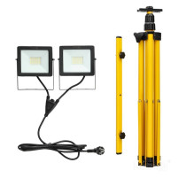 230V 2X30W LED PROZEKTOR+STATIIV 2X2340LM 4000K IP65 KOBI