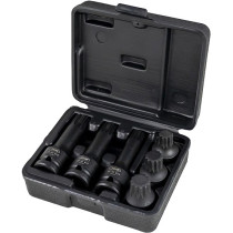6-OS. 1/2" XZN 12-TÄHIK LÖÖKOTSIKUTE KOMPLEKT JBM