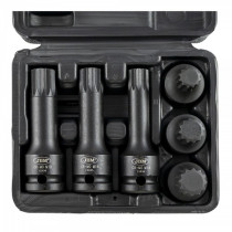 6-OS. 1/2" XZN 12-TÄHIK LÖÖKOTSIKUTE KOMPLEKT JBM