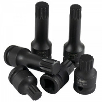 6-OS. 1/2" XZN 12-TÄHIK LÖÖKOTSIKUTE KOMPLEKT JBM