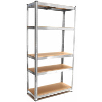 LAORIIUL 1800X900MM, METALL, SÜGAVUS 400MM, 5-RIIULIGA, 175KG/RIIUL GEKO