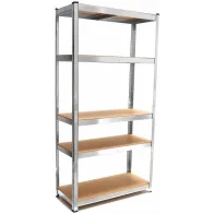LAORIIUL 1800X900MM, METALL, SÜGAVUS 400MM, 5-RIIULIGA, 175KG/RIIUL GEKO
