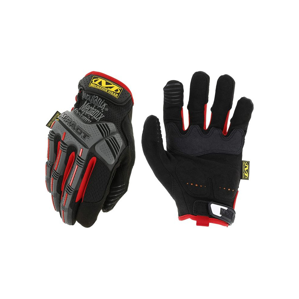 Перчатки Mechanix M-Pact® 52 чёрный/kрасный XXL