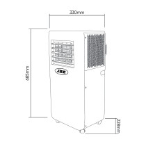 MOBIILNE TÄISAUTOMAATNE KONDITSIONEER 2600W, 13-18M2 JBM