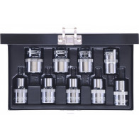 9-OS. 1/2" TORX PADRUNITE KOMPL. E10-E24 CHROME+ KS TOOLS