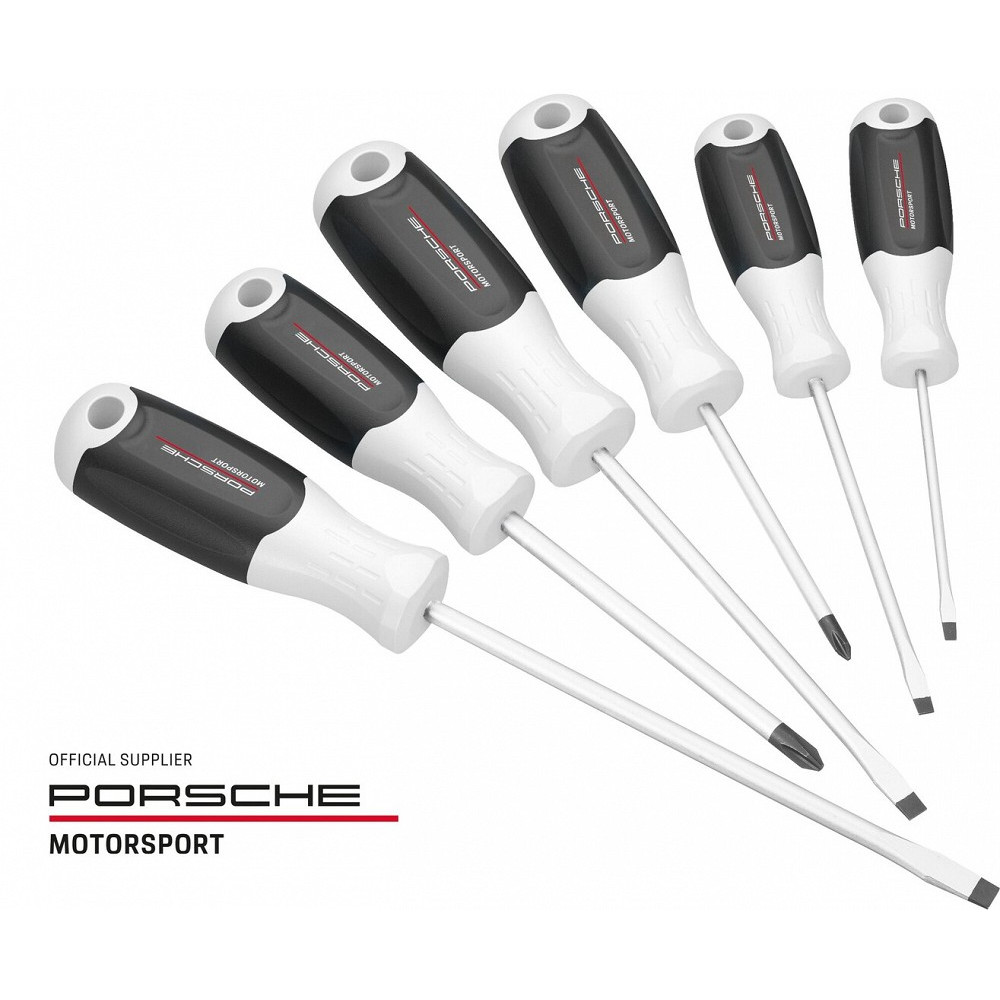 6-OS. KRUVIKEERAJATE KOMPLEKT SL/PH, 3K KÄEPIDE "PORSCHE MOTORSPORT" HAZET