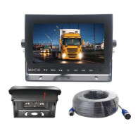 JUHTMEGA JA KATIKUGA TAGURDUSKAAMERA KOMPL. IP69K + 7" EKRAAN +20M KAABEL 12/24V VIGNAL
