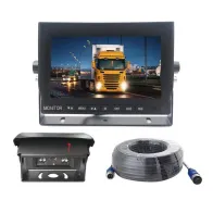 JUHTMEGA JA KATIKUGA TAGURDUSKAAMERA KOMPL. IP69K + 7" EKRAAN +20M KAABEL 12/24V VIGNAL