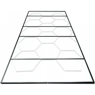 230V LED TERASRAAMIGA DETAILING KÄRGVALGUSTI/HEXAGON 615W/83640LM/6500K/IP44, 2435X4845MM JBM*
