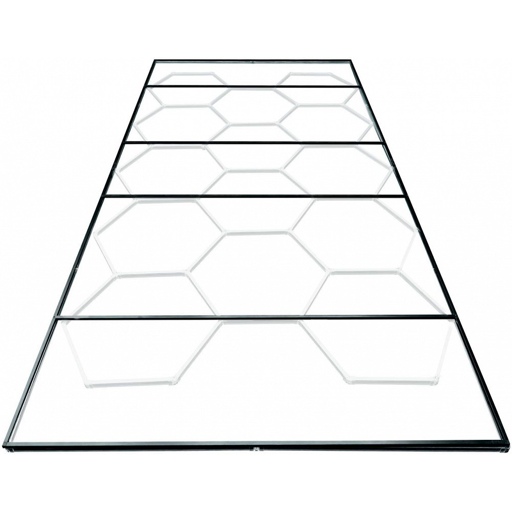 230V LED TERASRAAMIGA DETAILING KÄRGVALGUSTI/HEXAGON 615W/83640LM/6500K/IP44, 2435X4845MM JBM*