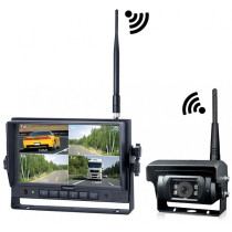 JUHTMEVABA SALVESTAV KATIKUGA TAGURDUSKAAMERA + 7" EKRAAN KIT 12/24V VIGNAL