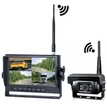 JUHTMEVABA SALVESTAV KATIKUGA TAGURDUSKAAMERA + 7" EKRAAN KIT 12/24V VIGNAL