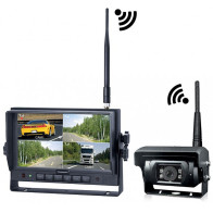 JUHTMEVABA SALVESTAV KATIKUGA TAGURDUSKAAMERA + 7" EKRAAN KIT 12/24V VIGNAL