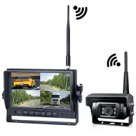 JUHTMEVABA SALVESTAV KATIKUGA TAGURDUSKAAMERA + 7" EKRAAN KIT 12/24V VIGNAL