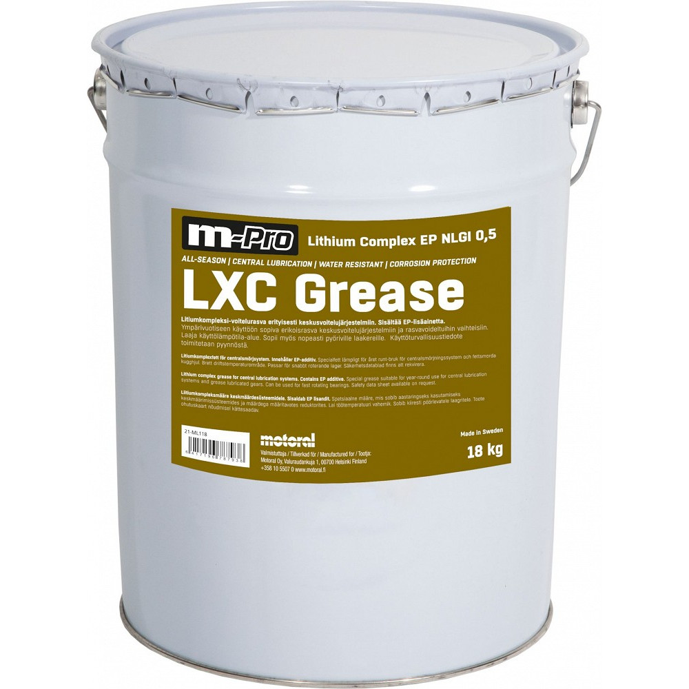 M-PRO LXC GREASE LITHIUM COMPLEX EP ÜLD- JA KESKMÄÄRE NLGI-0,5 18KG