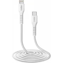 LAADIMISJUHE 2,0M LIGHTNING/APPLE - USB-C VALGE SBS