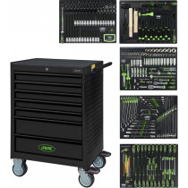 329-OS. TÖÖRIISTAKÄRU 5-PANEELI TÖÖRIISTADEGA "BLACK EDITION" H1020MM JBM