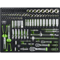 329-OS. TÖÖRIISTAKÄRU 5-PANEELI TÖÖRIISTADEGA "BLACK EDITION" H1020MM JBM