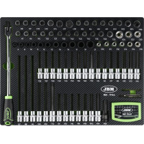 329-OS. TÖÖRIISTAKÄRU 5-PANEELI TÖÖRIISTADEGA "BLACK EDITION" H1020MM JBM