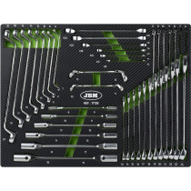 329-OS. TÖÖRIISTAKÄRU 5-PANEELI TÖÖRIISTADEGA "BLACK EDITION" H1020MM JBM