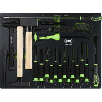 329-OS. TÖÖRIISTAKÄRU 5-PANEELI TÖÖRIISTADEGA "BLACK EDITION" H1020MM JBM