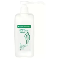 ECOSOFT WASH LOTION SENSITIVE VEDELSEEP 1L/PUMP CHEMI-PHARM