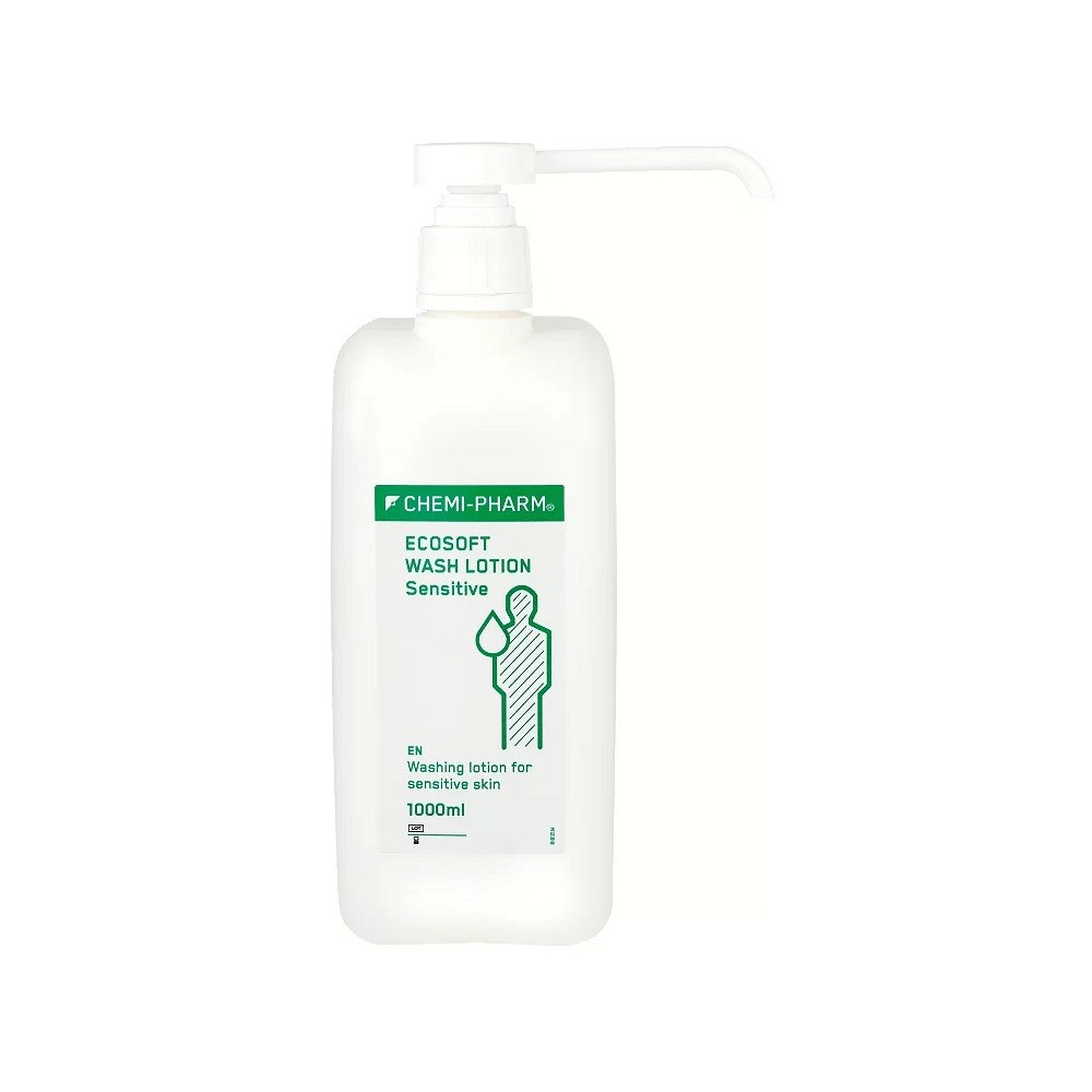 ECOSOFT WASH LOTION SENSITIVE VEDELSEEP 1L/PUMP CHEMI-PHARM
