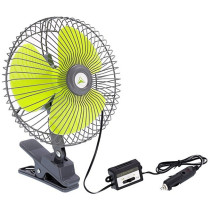 SALONGI VENTILAATOR KLAMBRIGA 12V/21W D200MM 1,2M JUHTMEGA CARMOTION
