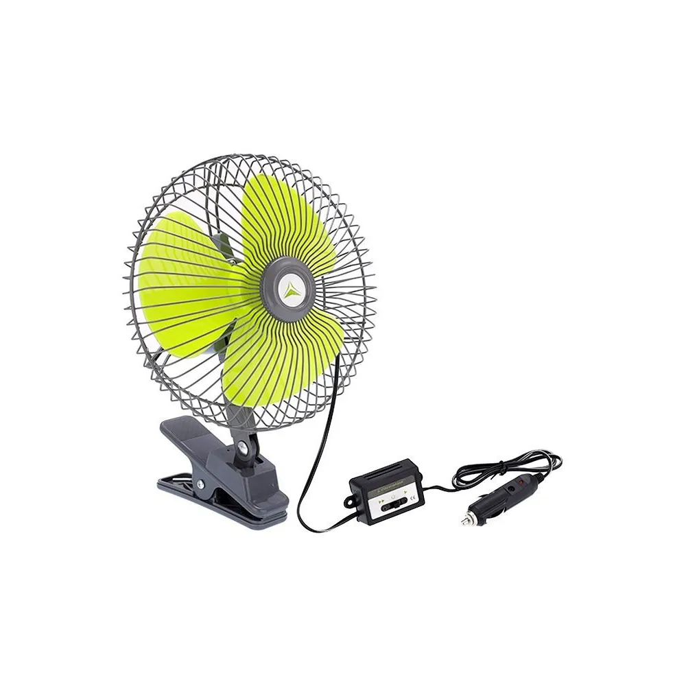 SALONGI VENTILAATOR KLAMBRIGA 12V/21W D200MM 1,2M JUHTMEGA CARMOTION