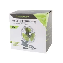 SALONGI VENTILAATOR KLAMBRIGA 12V/21W D200MM 1,2M JUHTMEGA CARMOTION