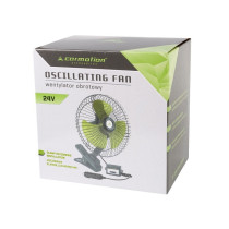 SALONGI VENTILAATOR KLAMBRIGA 24V/21W D200MM 1,2M JUHTMEGA CARMOTION