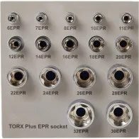 16-OS. 1/4"+3/8"+1/2" 5-TÄHT TORX PLUS E-PADRUNITE KOMPL. 6EPR-30EPR TRIUMF
