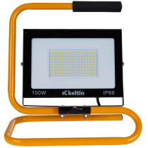 230V PROZEKTOR KÄSISTATIIVIL LED 100W, 10000LM 4500K IP66 KELTIN