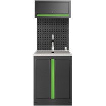 TÖÖKOJA TÖÖKOHA VALAMU MOODUL PERFOSEINA JA ÜLAKAPIGA 680X500X1950MM JBM*