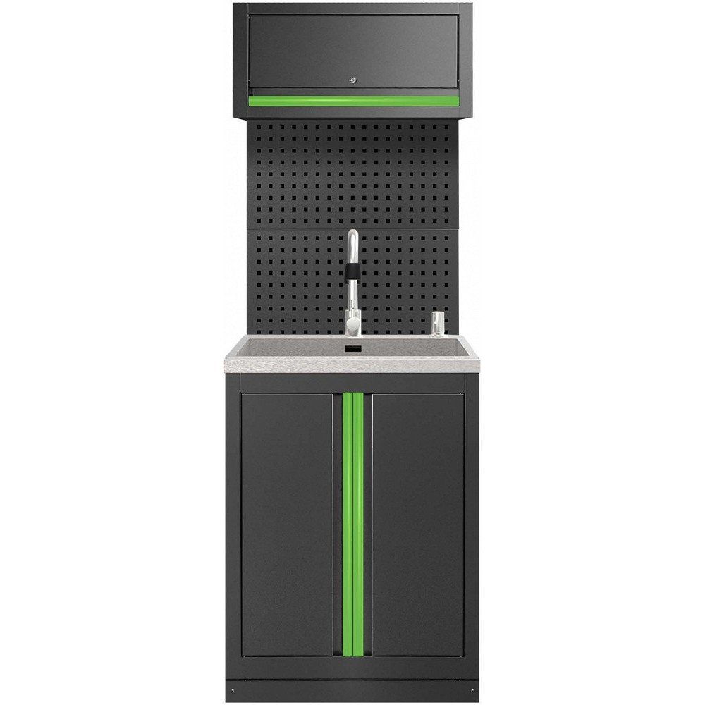 TÖÖKOJA TÖÖKOHA VALAMU MOODUL PERFOSEINA JA ÜLAKAPIGA 680X500X1950MM JBM*