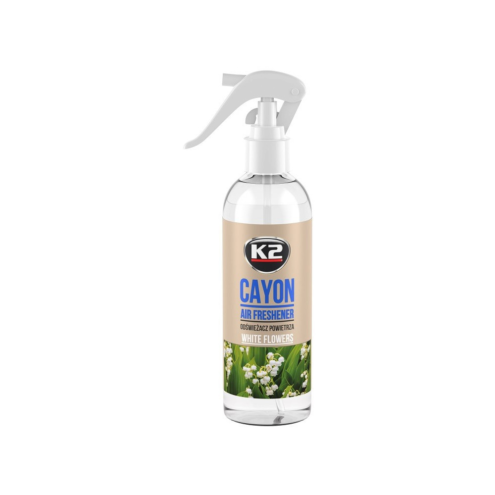 K2 CAYON WHITE FLOWERS ÕHUVÄRSKENDAJA 250ML/PIHUSTI