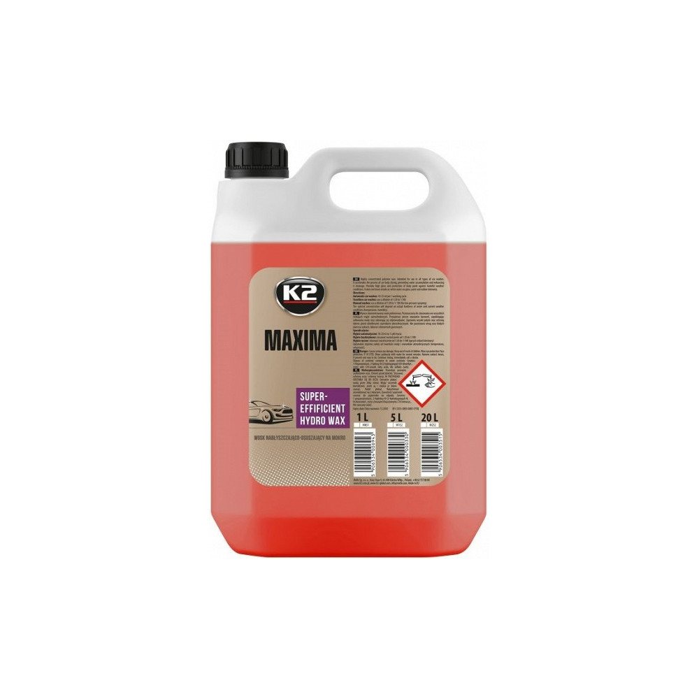 K2 MAXIMA HYDRO WAX KUIVATUSVAHA 5L KONTS