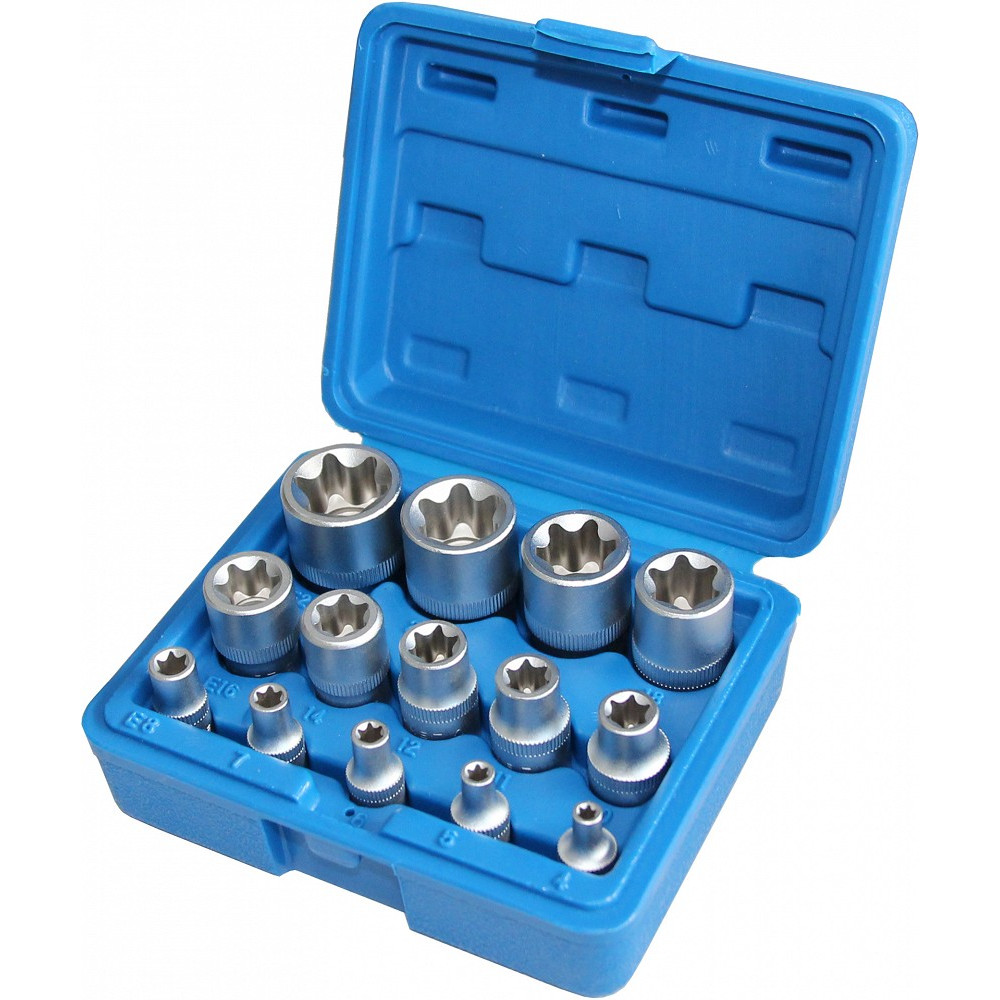 14-OS. 1/2"+1/4" E-TORX PADRUNITE KOMPL. E4-E24 TRIUMF