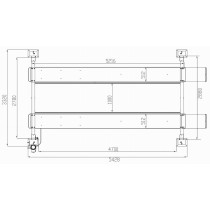 6,4T 5216MM 4-POST TÕSTUK ELEKTROHÜDR. EL 464 INVENTO