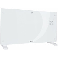 KLAASPANEELIGA KONVEKTOR RADIAATOR JUHT.PULDIGA+WIFI 2500W 230V VALGE GEKO