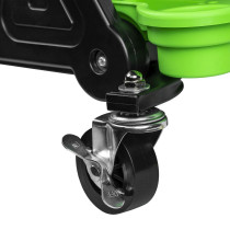 TERASEST TÖÖKOJA TOOL PU-RATTAD, DETAILINGU/AUTOREMONDI SEKTSIOONIDEGA 397MM JBM