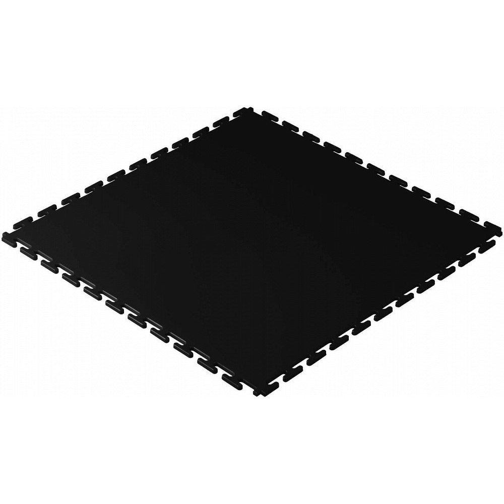 TÖÖKOJA PÕRANDAKATE/PÕRANDAMOODUL 15T/M2, PVC, MUST 500X500X6MM JBM