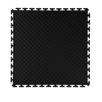 TÖÖKOJA PÕRANDAKATE/PÕRANDAMOODUL 15T/M2, PVC, MUST 500X500X6MM JBM
