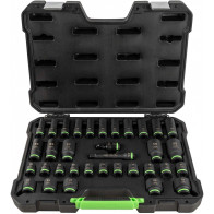 34-OS. 1/2" LÜHIKESTE JA PIKKADE LÖÖKPADRUNITE KOMPLEKT 10-32MM JBM