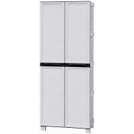 KAPP 2+2 UKSEGA KÕRGE RIIULITEGA 1720X700X390MM ARTPLAST