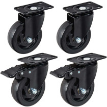 VARURATASTE KOMPLEKT 4TK, 100MM, MAX 120KG GEKO