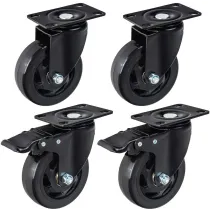 VARURATASTE KOMPLEKT 4TK, 100MM, MAX 120KG GEKO