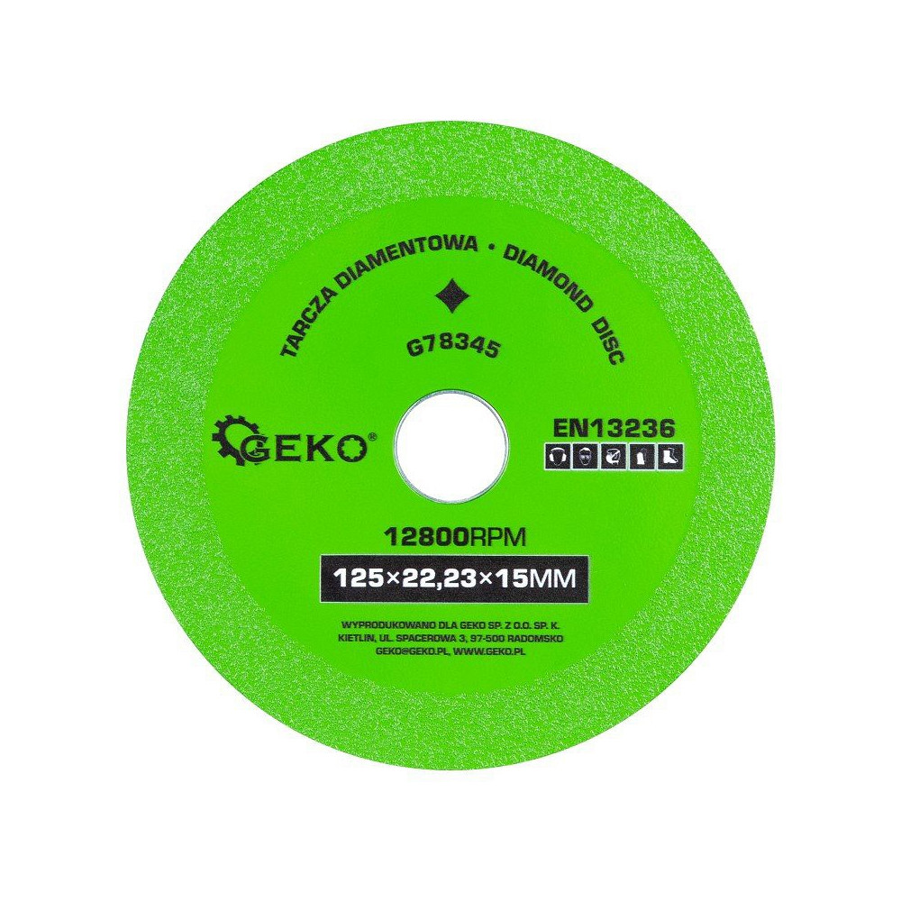 TEEMANTLÕIKE- JA LIHVKETAS 125X22.23X15MM GEKO